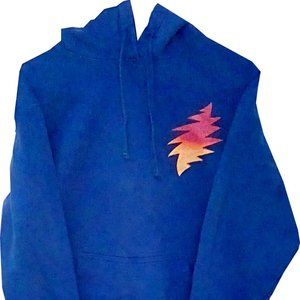 Grateful Dead Hoodie Sweatshirt L BLUE